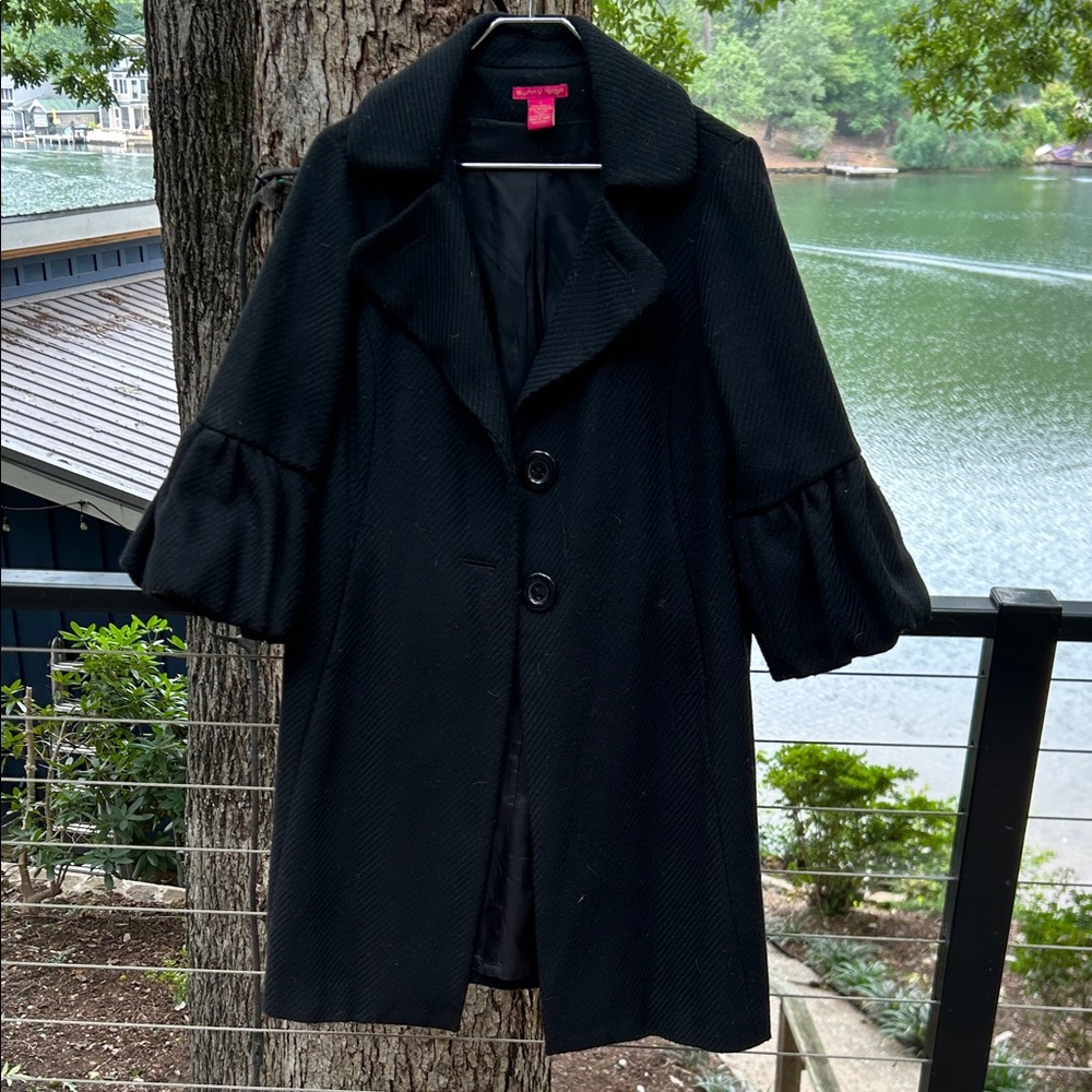 Sunny Leigh Black Trench Coat
